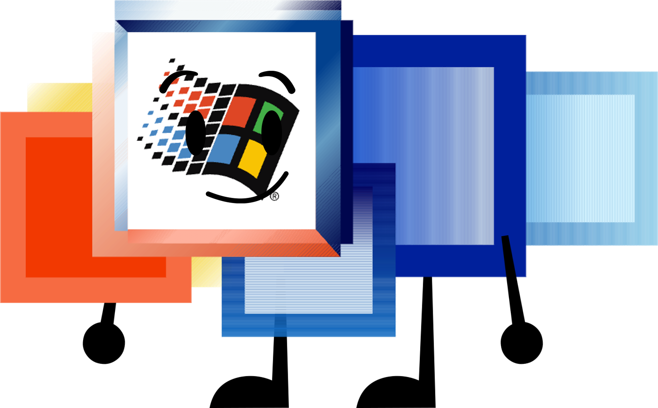 Windows Xp Bfdia Windows 2000 Pose (BFDI) #1 by xXNeoJadenXx on DeviantArt