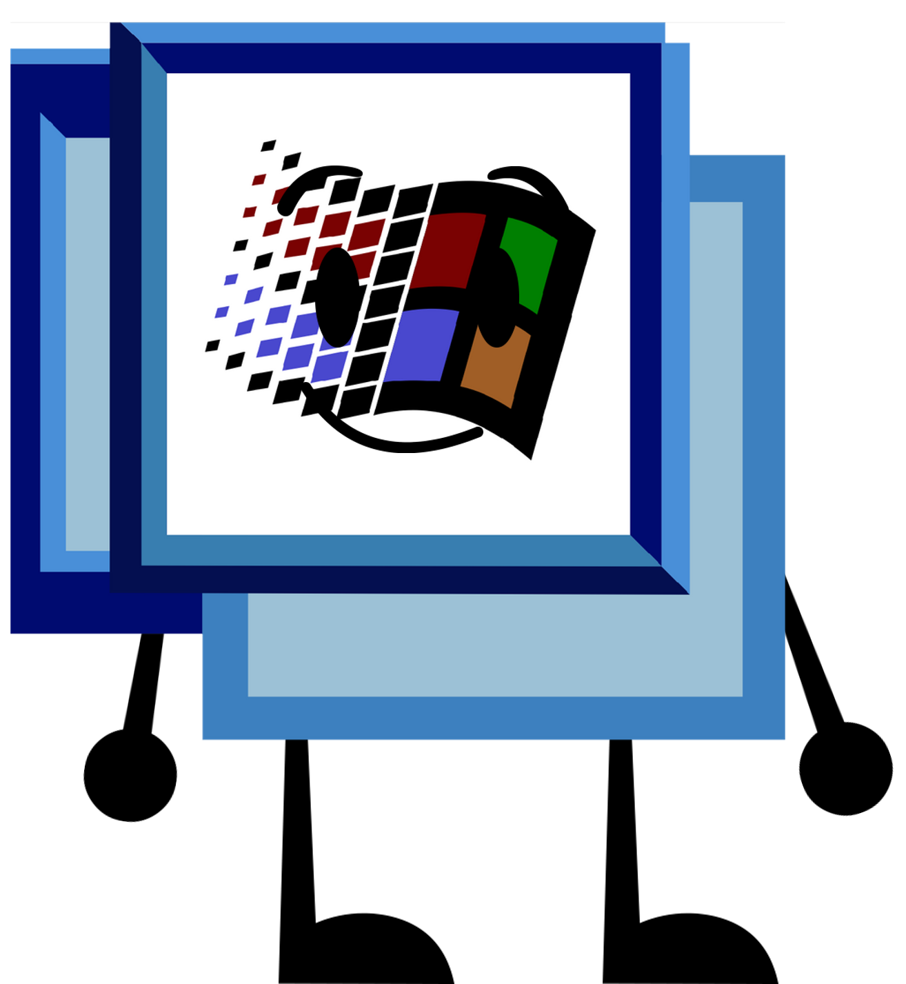 Windows Xp Bfdia Windows 2000 Server Family Pose (BFDI) #1 by xXNeoJadenXx on DeviantArt