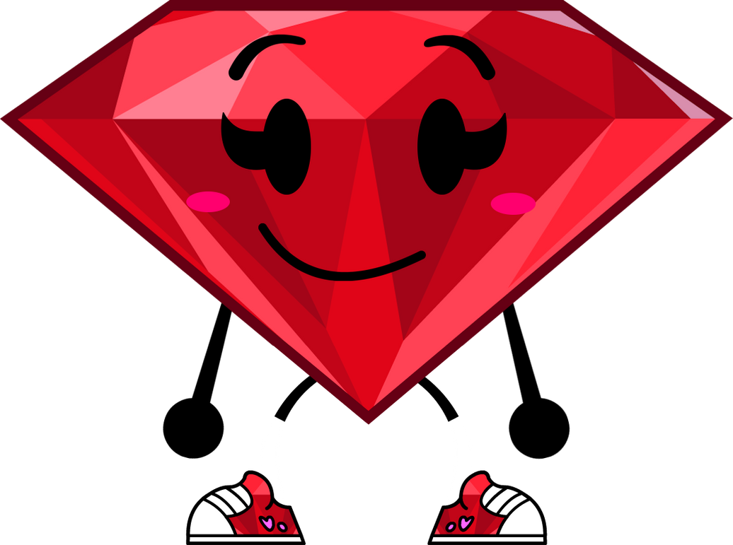 (BFB) Other Ruby poses with her red sneakers by xXNeoJadenXx on DeviantArt