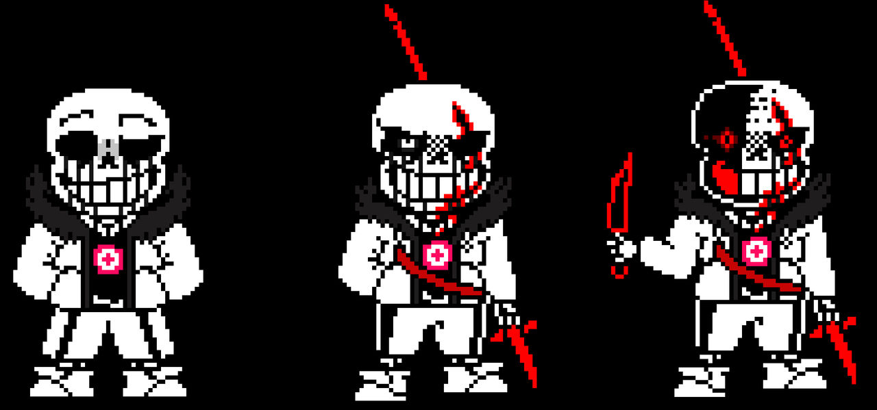 Killer Sans Last Madness Phase 1-2 by ChrisFehn3 on DeviantArt