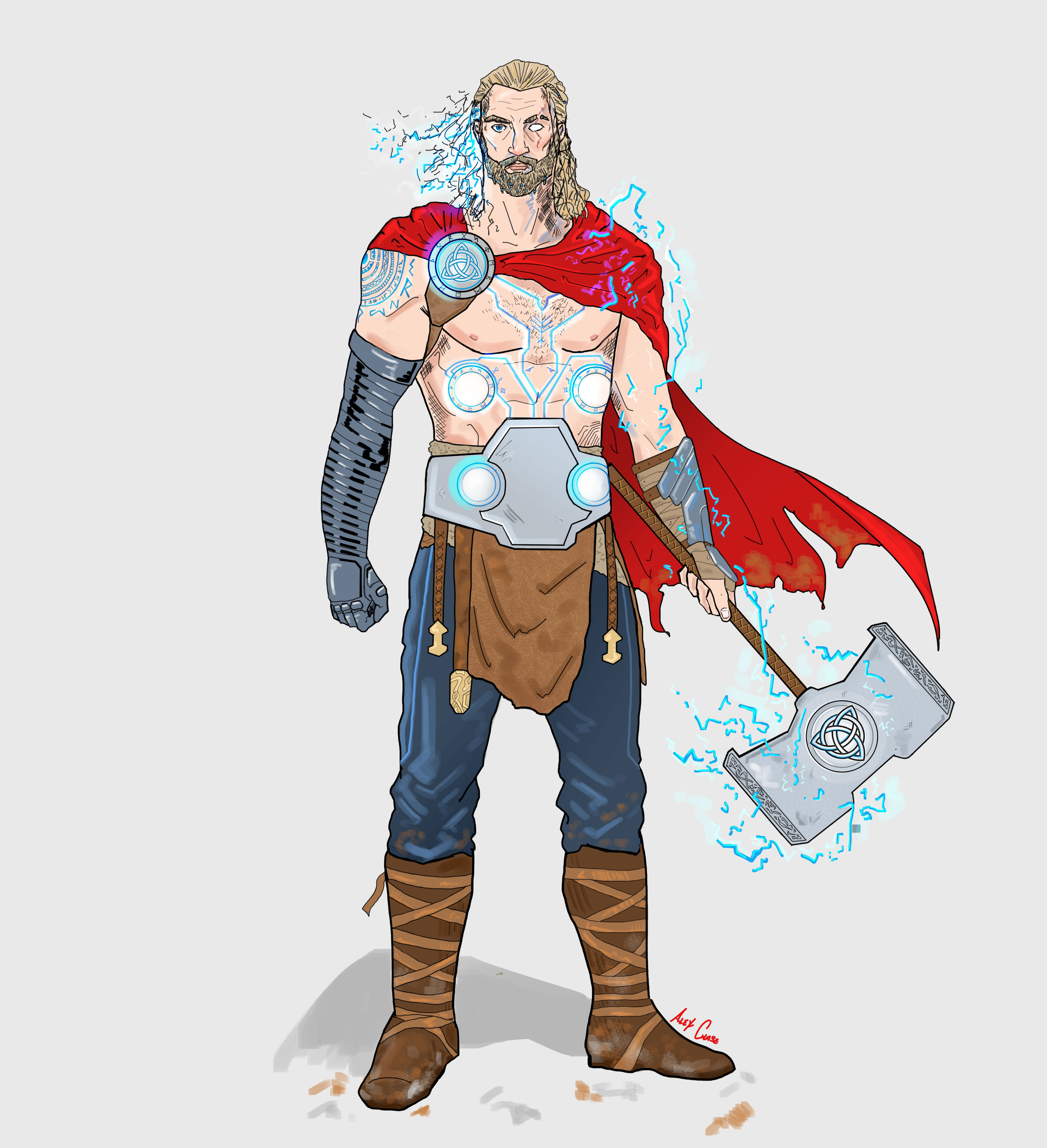 Clear Images of Thor Odinson : r/GodofWar