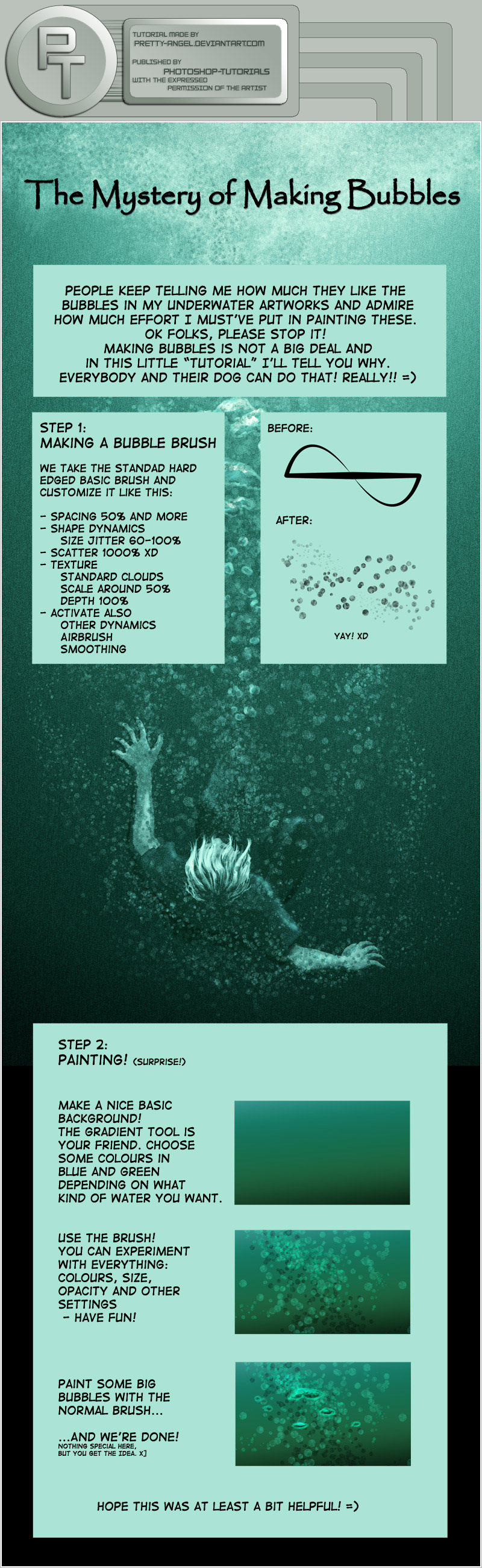 The Mystery of Bubbles -G- by photoshop-tutorials