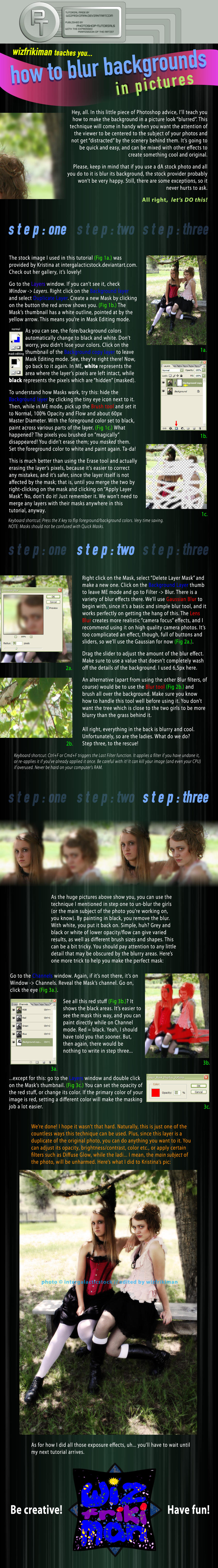 Blurred Background -T- by photoshop-tutorials