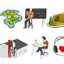 Illustrations for e-learning