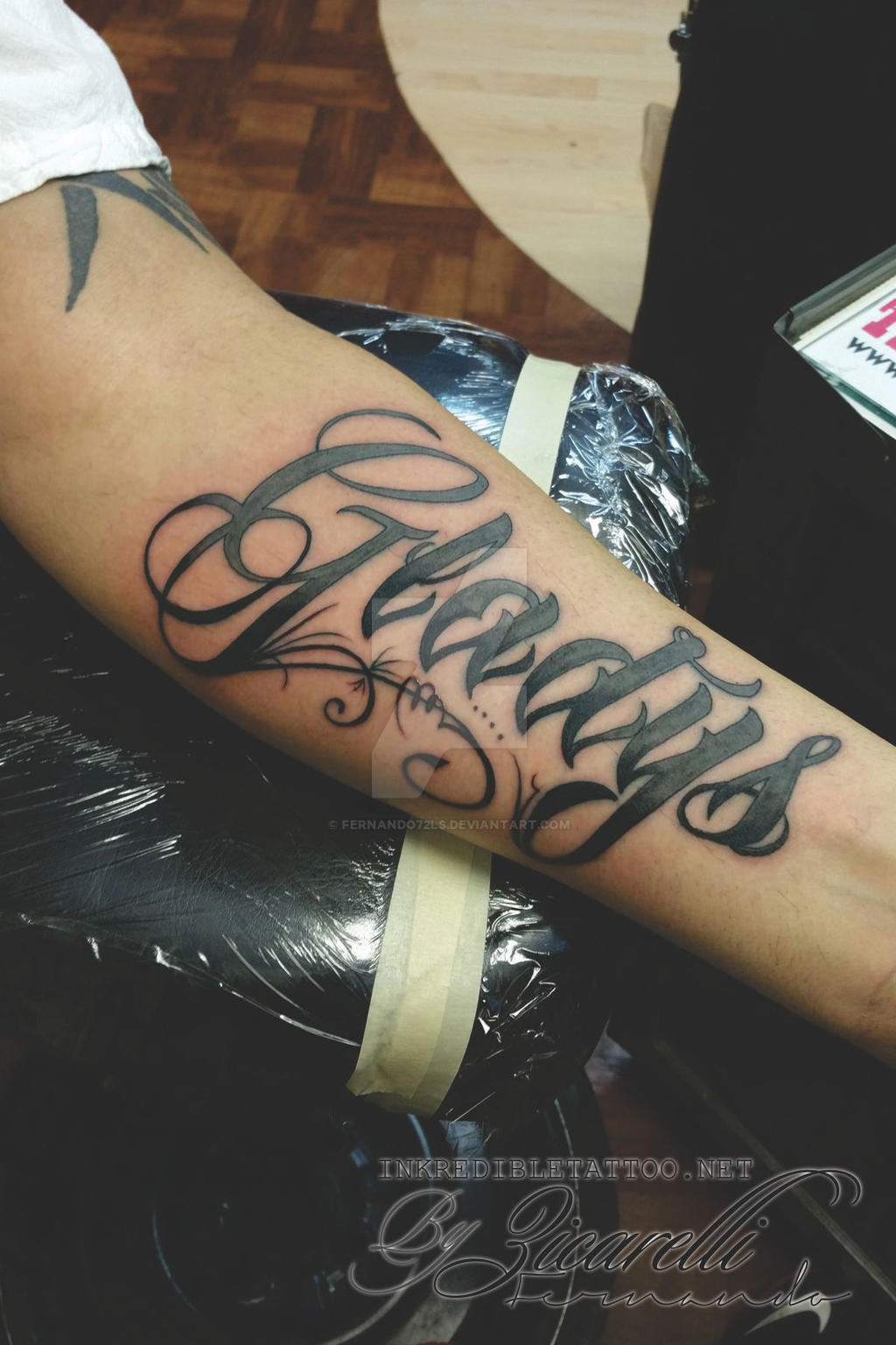 Name Tattoo Arm Right by fernando72ls on DeviantArt