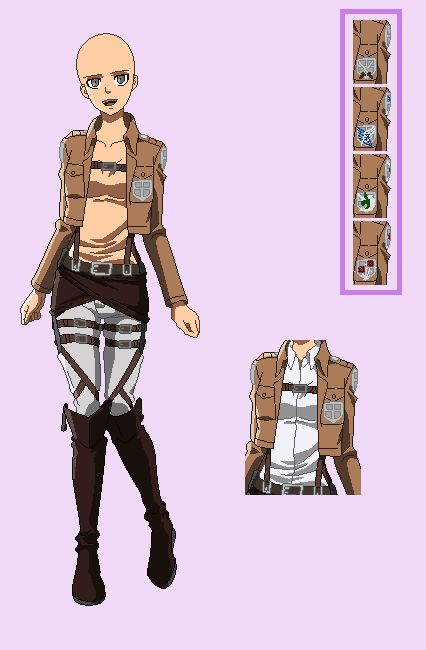 BASE 72 - Attack on Titan uniform-youngerfemalever