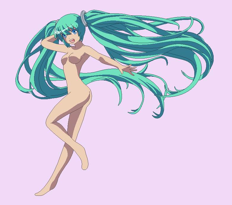 BASE 155 - So much hair, Miku