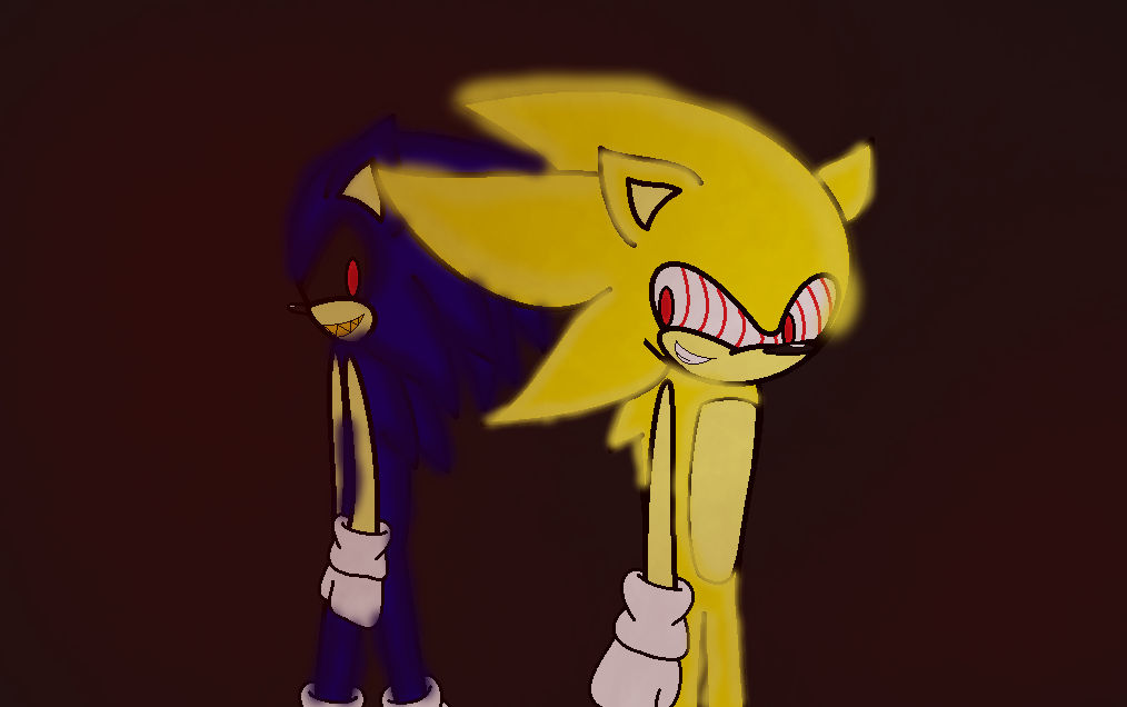 Sonic.exe x Fleetway sonic by KingOfHighlands on DeviantArt