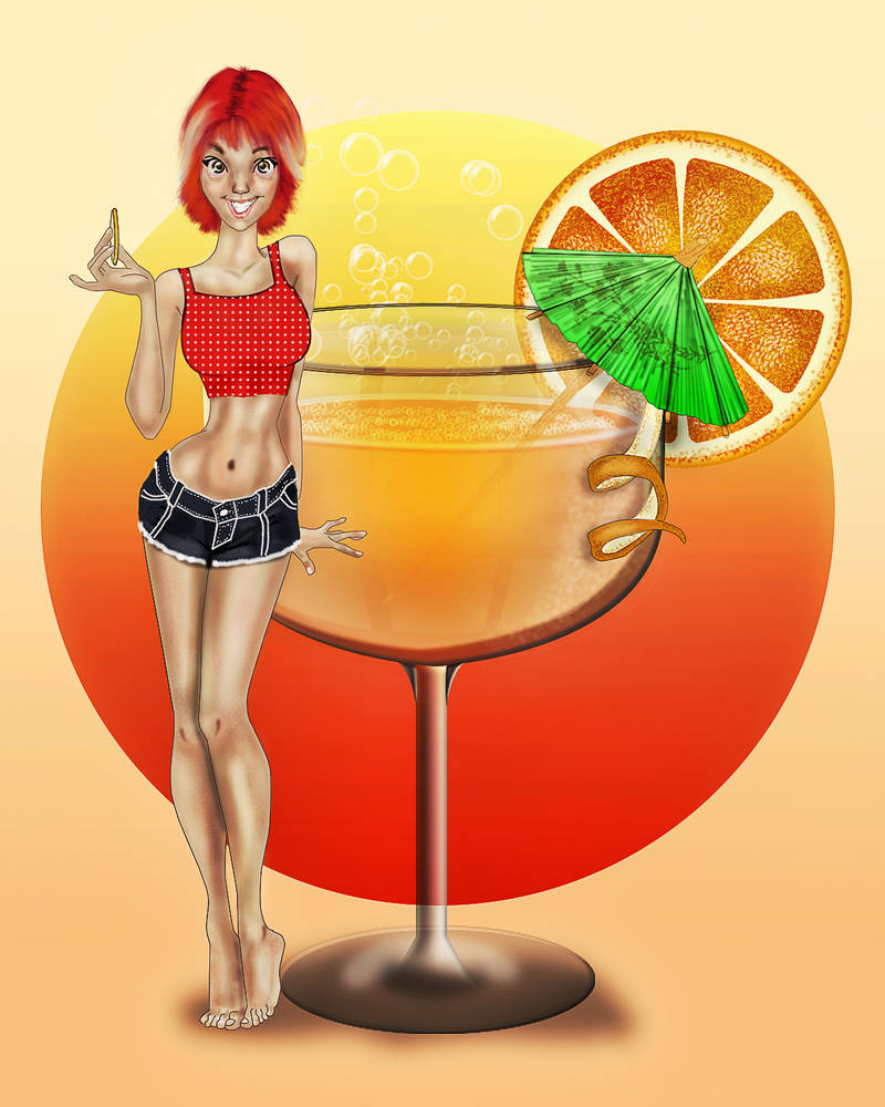 Orange- My love for Orange Juice... by Bushaqua