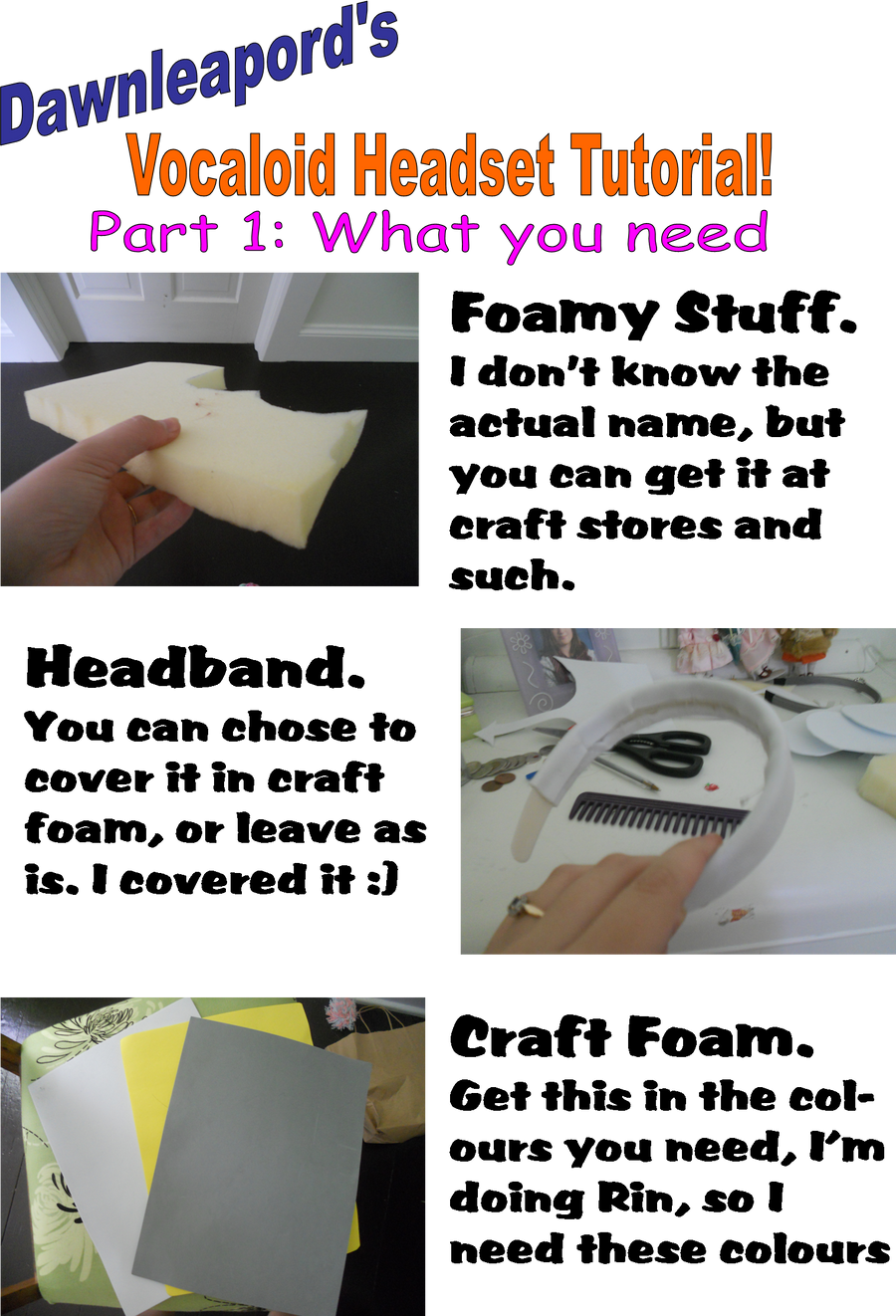 Vocaloid Headset Tut.: Part 1