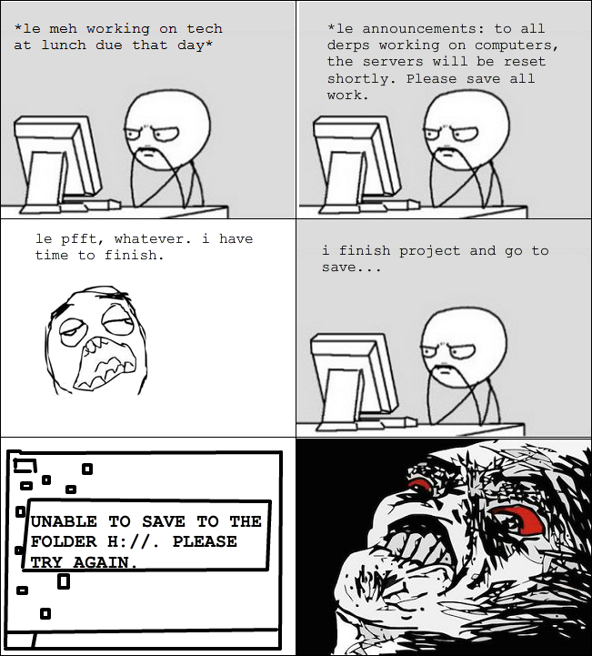 RAGE COMIC: Tech Class