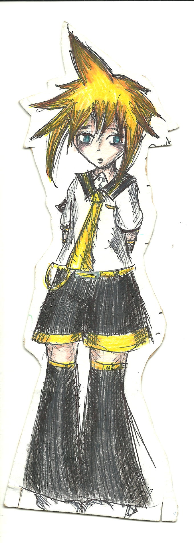 Paper Kagamine Len