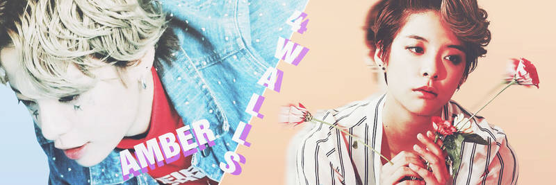 Amber f(x) - 4 Walls Header