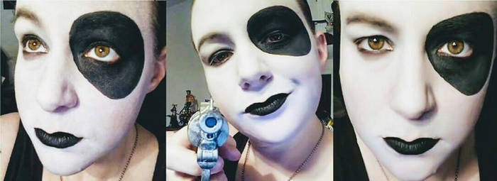 Domino makeup test