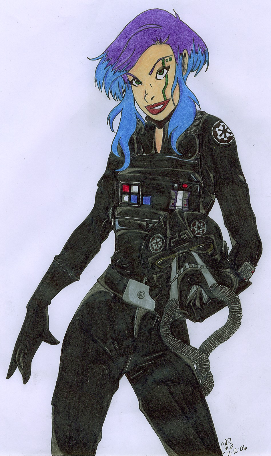 TIE Fighter Pilot: Sinali Ti by Slayer730 on DeviantArt TIE Fighter Pilot: Sinali Ti by Slayer730 on DeviantArt
