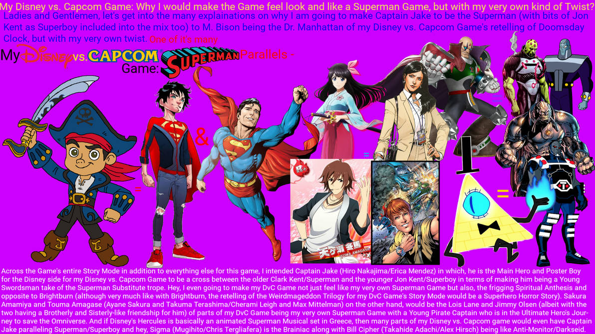 My Disney vs. Capcom Game: It's Superman Parallels by MaxRider617 on ...