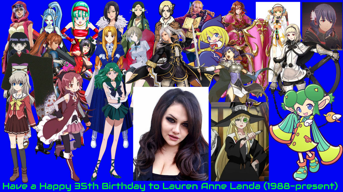 Landa Character Math Happy 35th Birthday to Lauren Anne Landa by MaxRider617 on DeviantArt