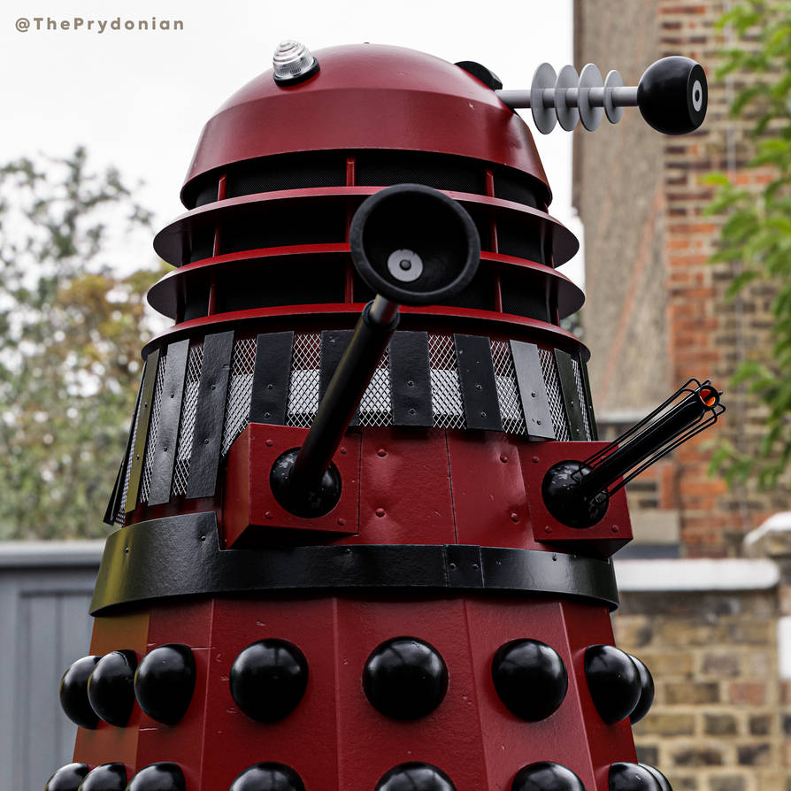 Red Resurrection Dalek by ThePrydonian on DeviantArt