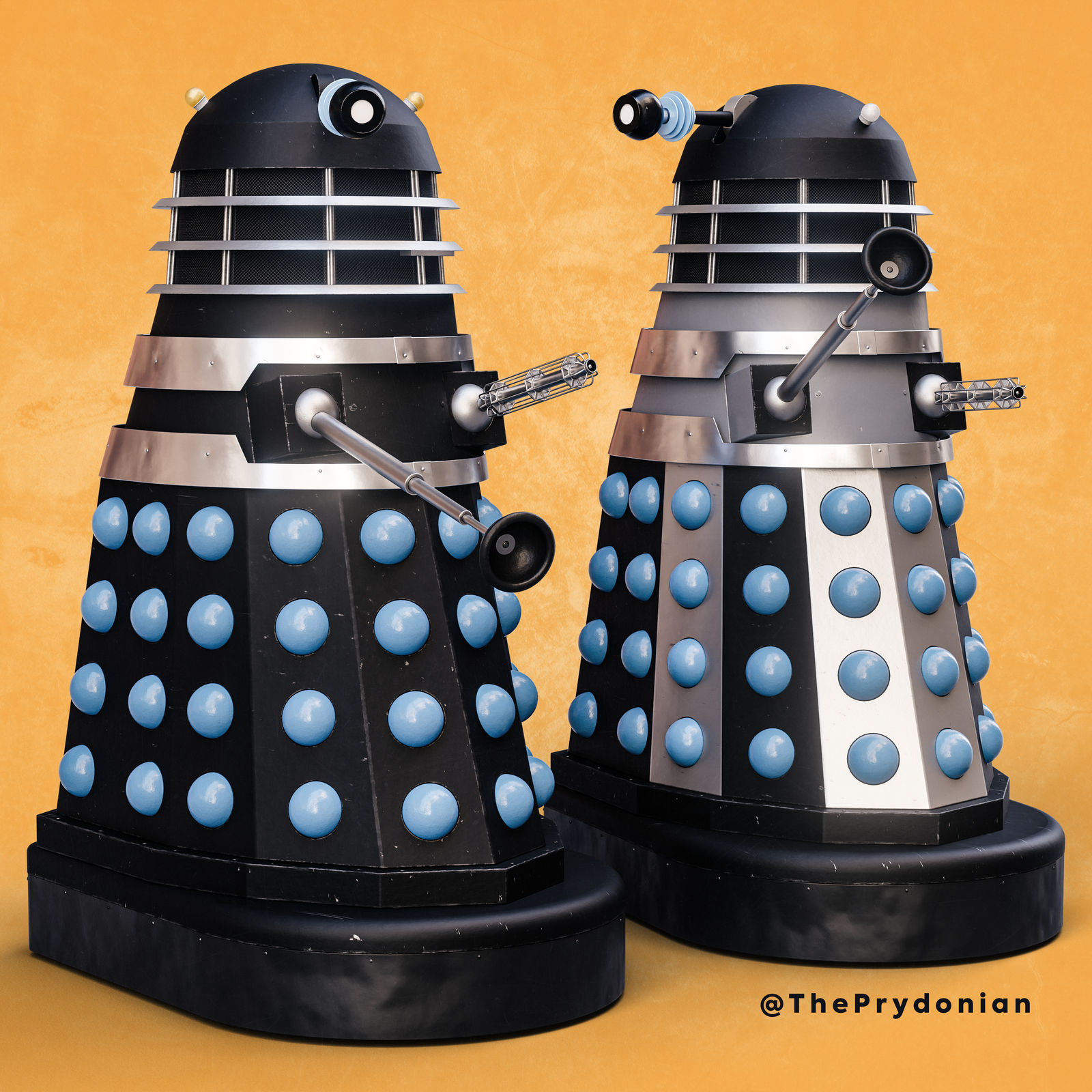 Dalek Supreme Controller and Saucer Commander by ThePrydonian on DeviantArt