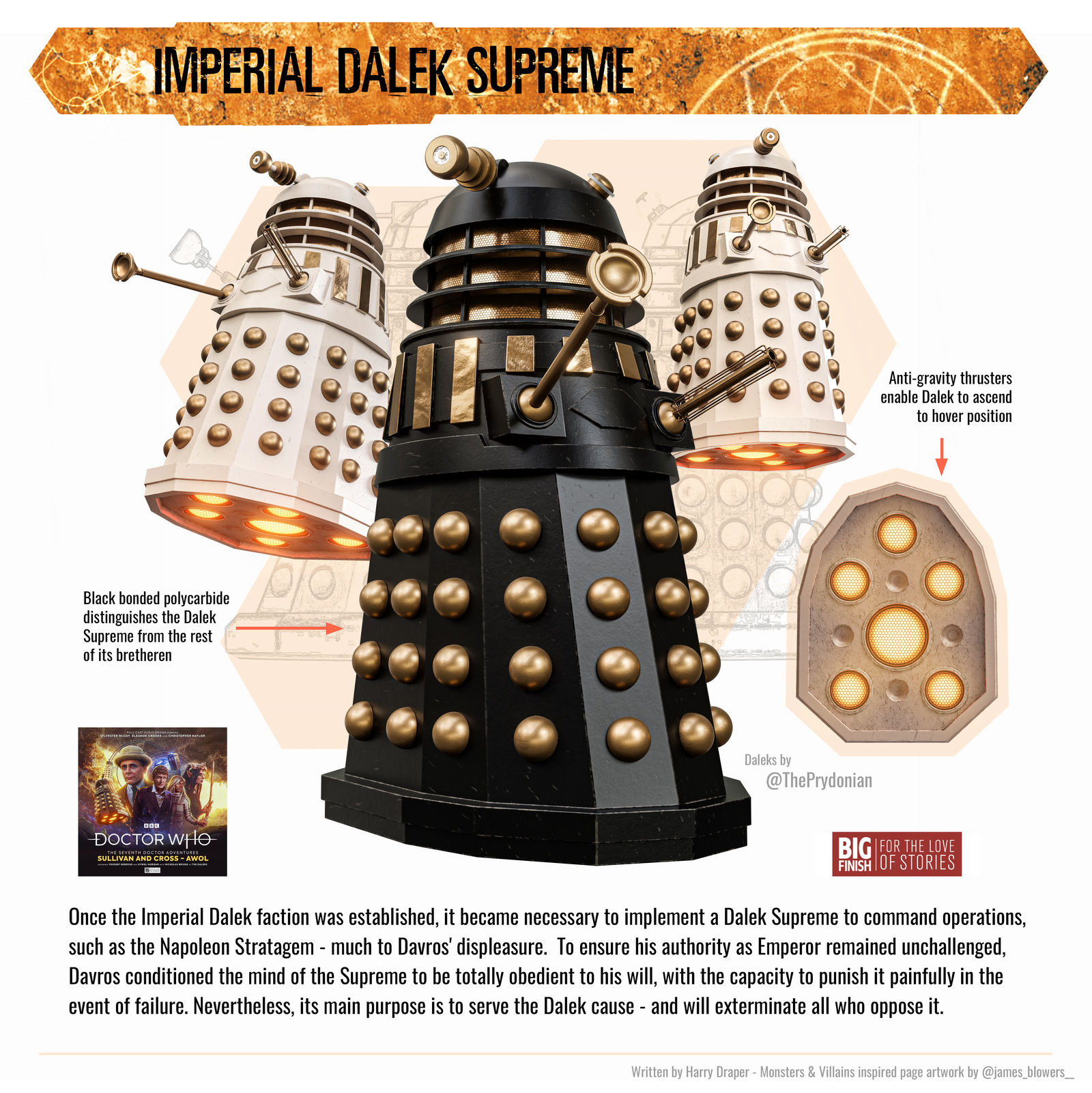 Daplak Imperial Dalek Supreme (Scream of the Daleks) by ThePrydonian on DeviantArt