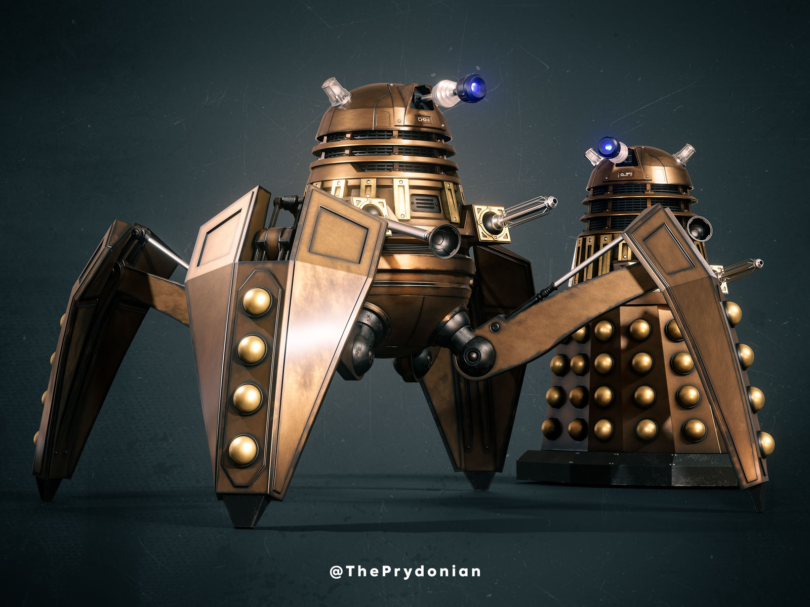 Daplak Spider Dalek (Time War) by ThePrydonian on DeviantArt