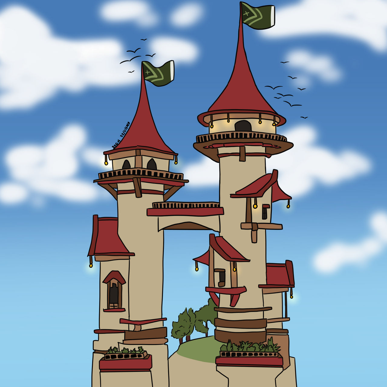 The Great Castle By Not nocto On DeviantArt the-great-castle-by-not-nocto-on-deviantart