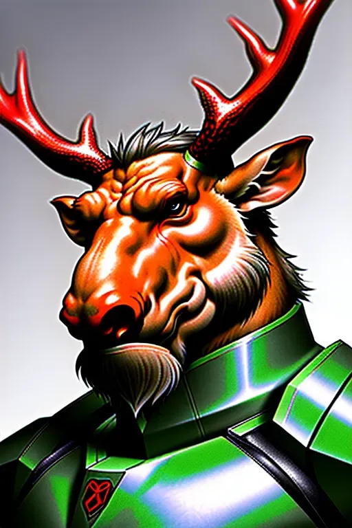 Battle Beasts: No.33 Major Moose by DiabloKrom on DeviantArt