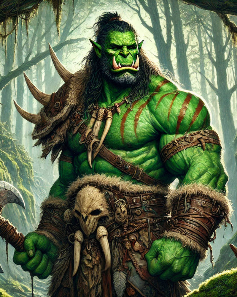 Orc Subraces: Midori-Ki by DiabloKrom on DeviantArt