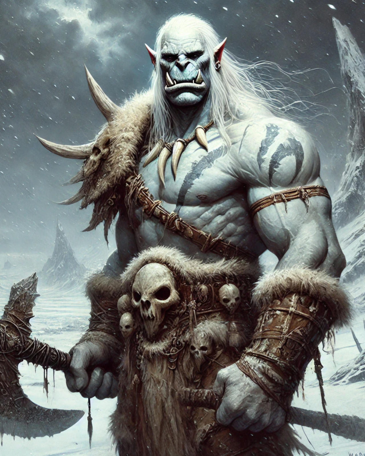 Orc Subraces: Shiro-Samusa by DiabloKrom on DeviantArt