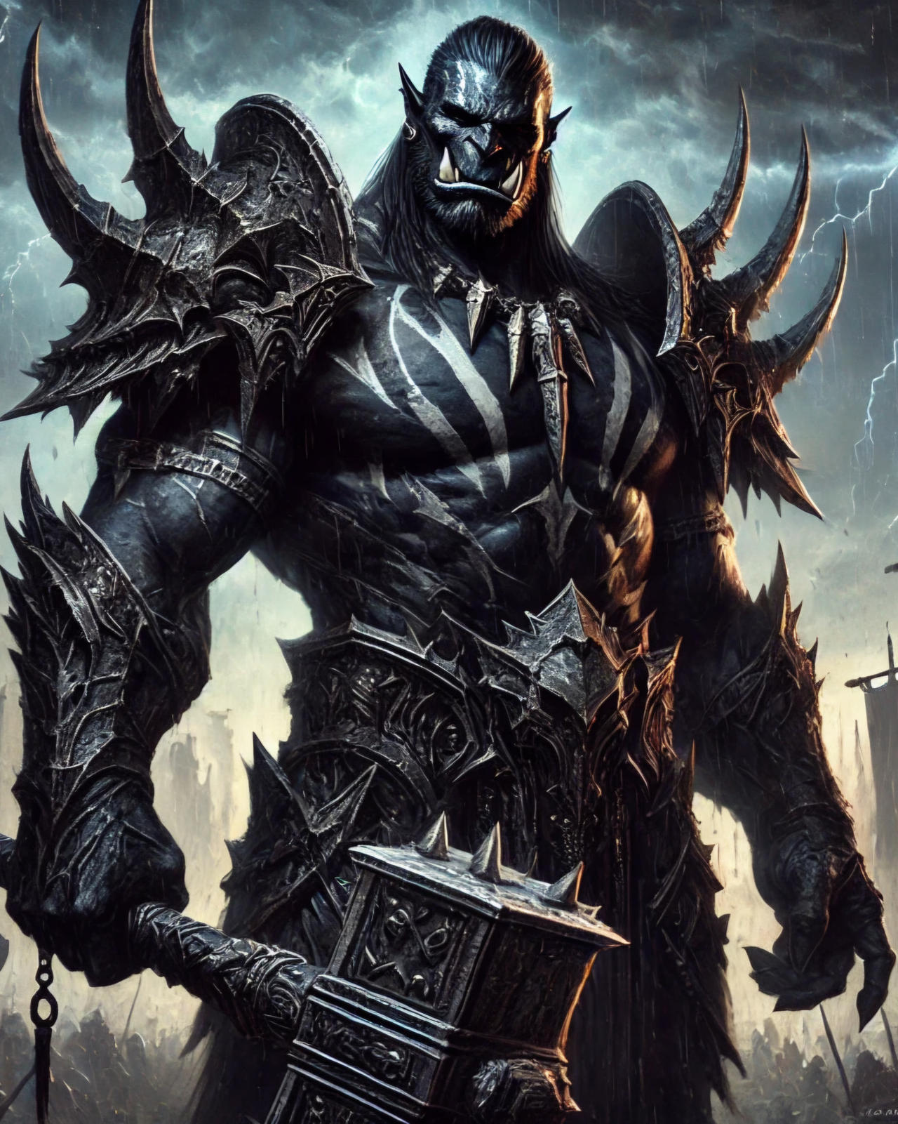 Orc Subraces: Kuro-Kage by DiabloKrom on DeviantArt