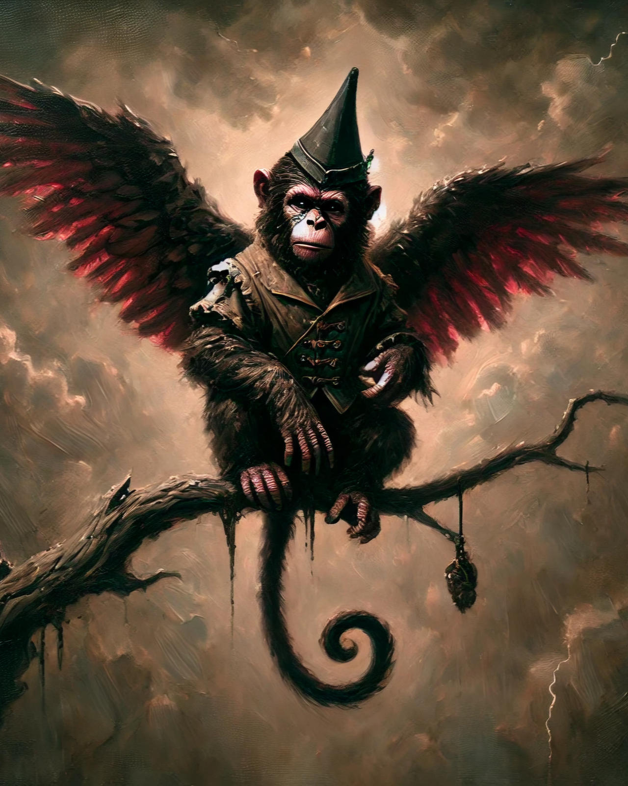Azoz Monkey Oz: Flying Monkey by DiabloKrom on DeviantArt