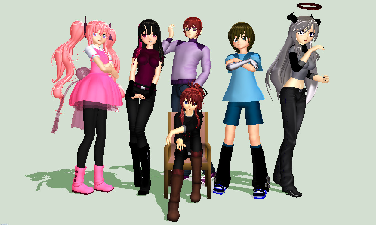 MMD_Character Models 1 by xTenshi-Ameshisutox on DeviantArt