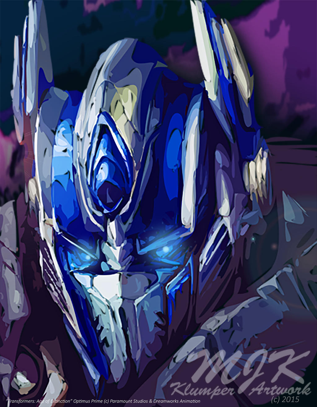 TF AOE Optimus Abstract - On This Night