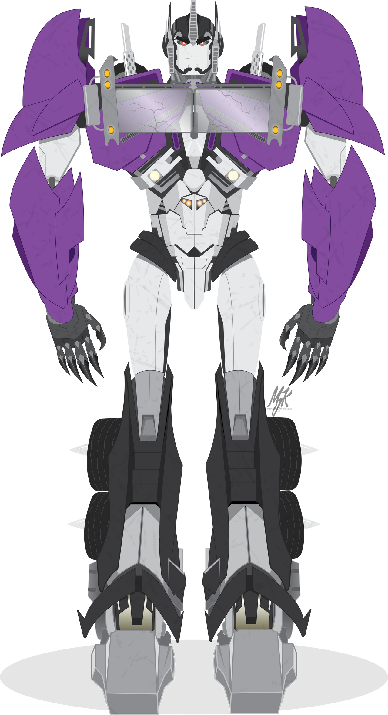 TFP SHATTERED GLASS - OPTIMUS PRIME : Vector-Based by MessyArtwok on ...