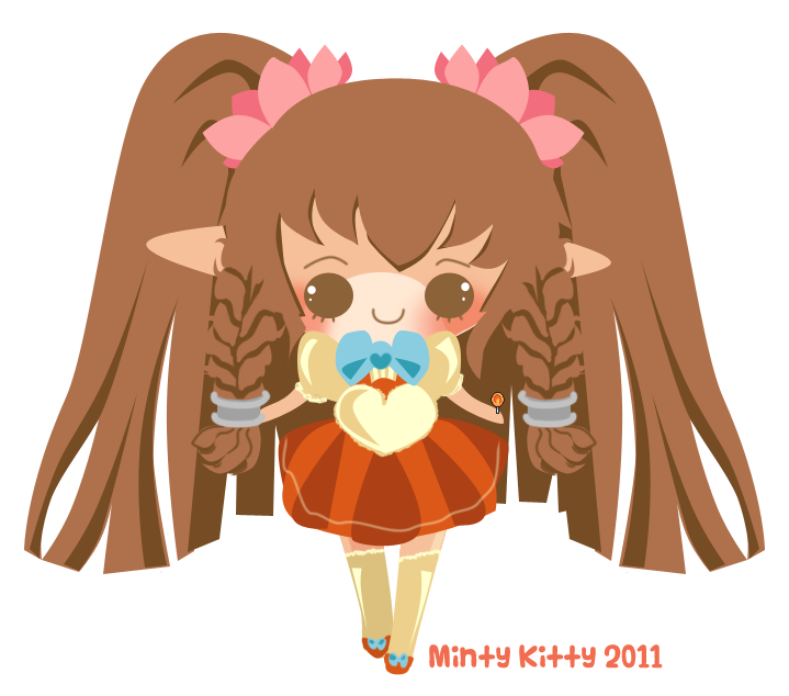 Berri-Blossom chibi for cake