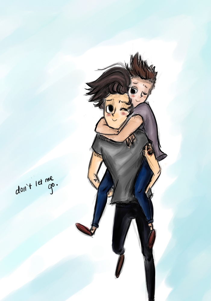 Larry stylinson piggy back