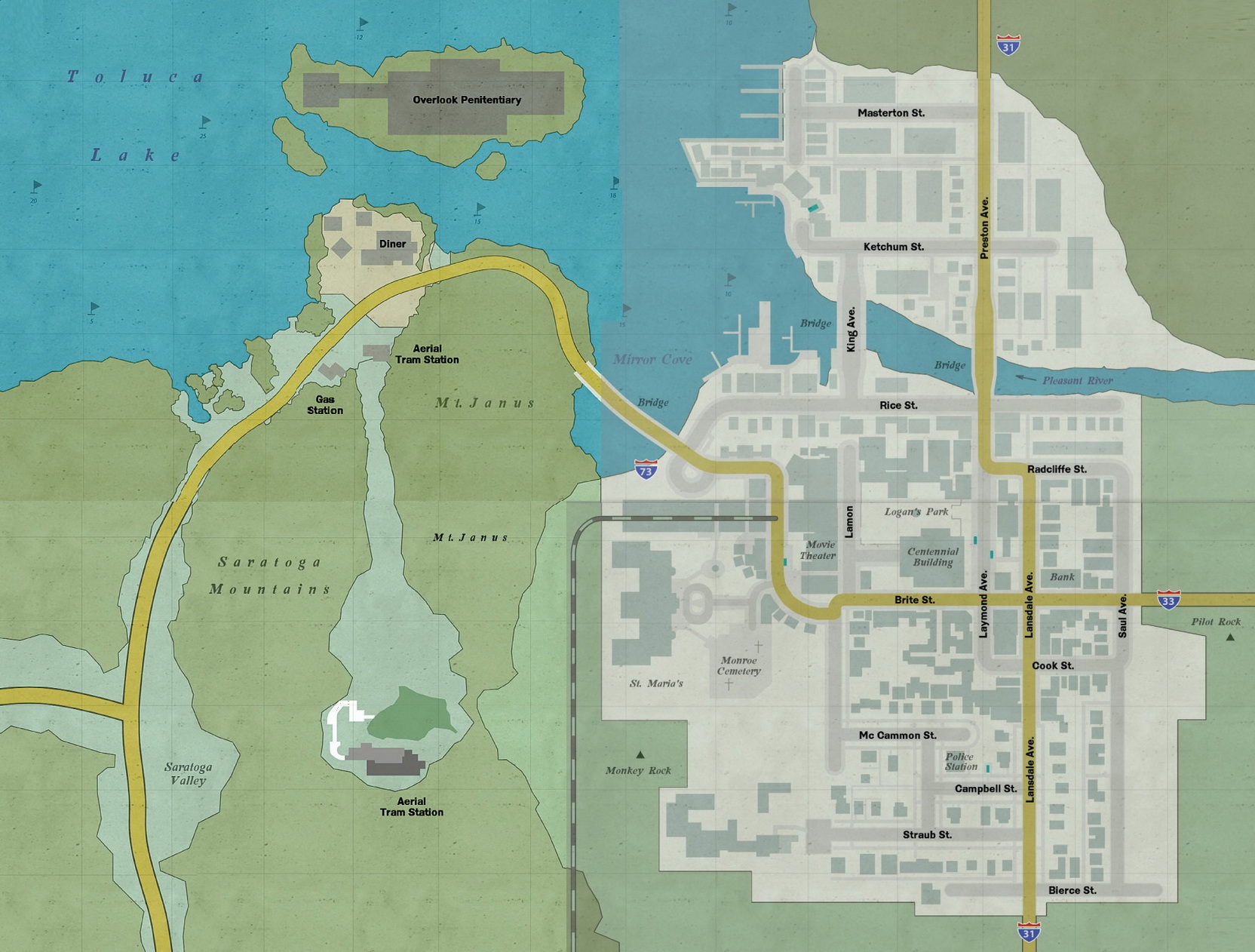 Grand Theft Auto 3  Liberty City Map (Isometric) by VGCartography on  DeviantArt