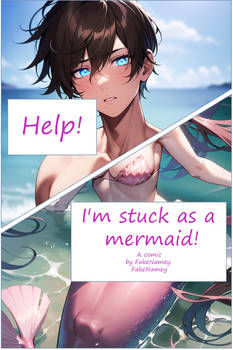 Help I'm Stuck as a Mermaid -- Cover