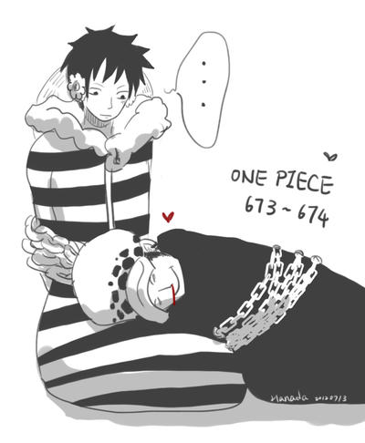 one piece 673 674 Law/Luffy