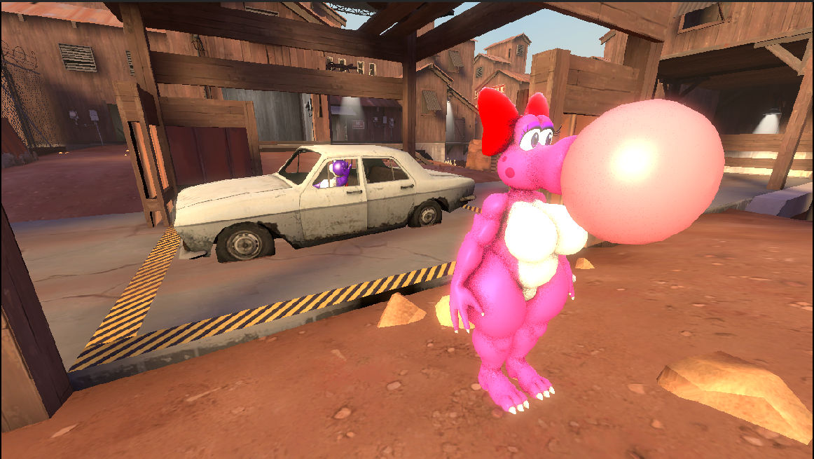 Birdo's bubble blow by MTP02 on DeviantArt