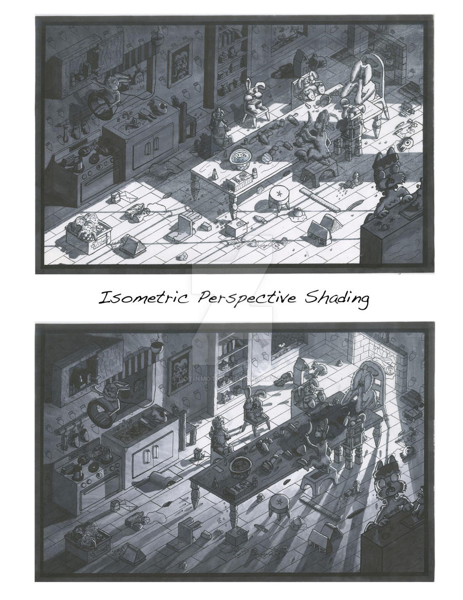 Isometric Shading Examples Isometric Perspective Shading by DotInMotion on DeviantArt