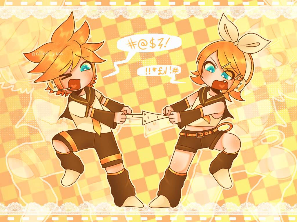 Len And Ryn Rin and Len by nicoyuw on DeviantArt