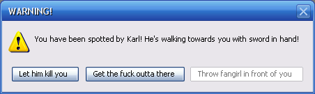 Karl error message