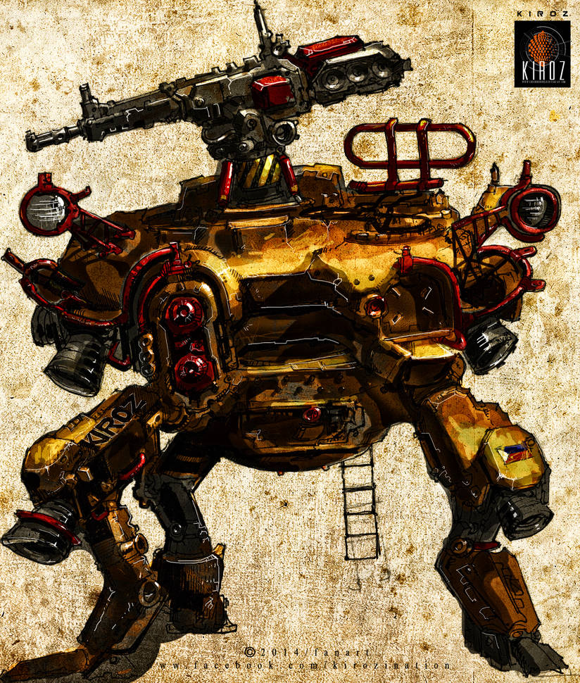 Mech Colored #01 by eduardoquirosjr on DeviantArt