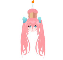 mmd - Cupcake wip 1 //head//