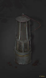 Old Mine Lamp life study