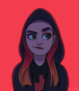 Cartoony Selfportrait