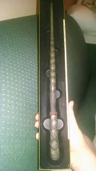 My Holly Wood Wand (Top View)