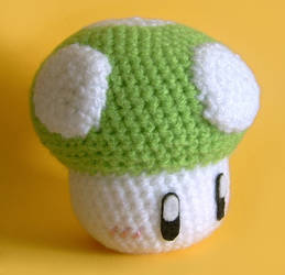 One-up Mushroom Amigurum