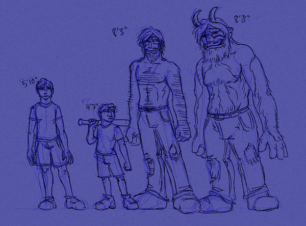 Character Contrast by villain42 on DeviantArt